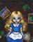 Art: Alice Falling Down the Rabbit Hole by Artist Jasmine Ann Becket-Griffith