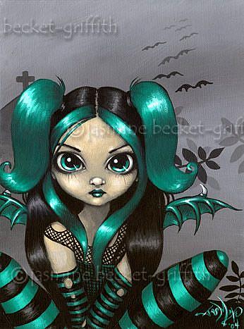 Art: Gothling #5 by Artist Jasmine Ann Becket-Griffith