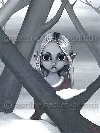 Art: A Snow Nymph by Artist Jasmine Ann Becket-Griffith