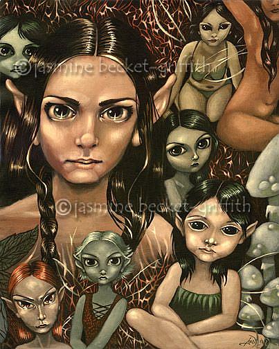 Art: Earth Faeries by Artist Jasmine Ann Becket-Griffith