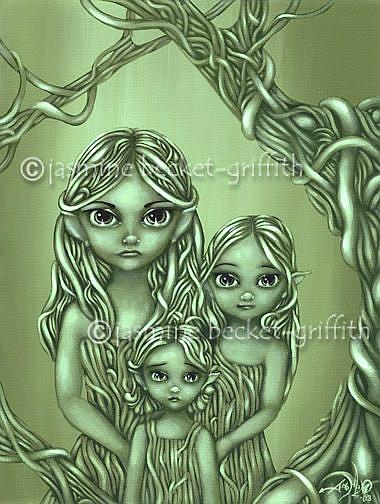 Art: Protectors of the Vines by Artist Jasmine Ann Becket-Griffith