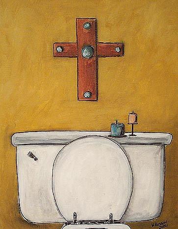 Art: The Porcelain God by Artist Windi Rosson