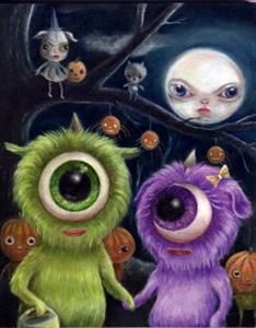 Detail Image for art Halloween in Wibbley Detail Image for art Halloween in Wibbley