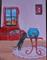 Art: Cat + Fish = Trouble by Artist Kathleen A. Roberson