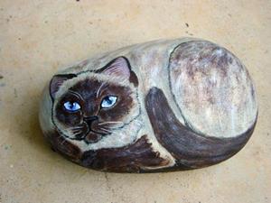 Detail Image for art Siamese amongst the Rocks