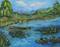 Art: Monet's Green Boat by Artist Torrie Smiley