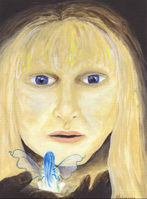 Art: Sherry's Muse by Artist Amanda Makepeace