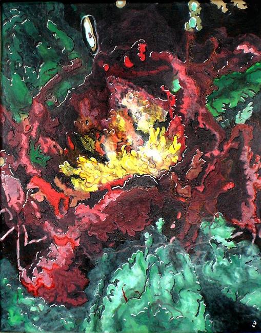 Art: Peony by Artist Lisa Thornton Whittaker