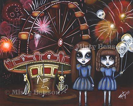 Art: Dark SIsters #7: Cirque du Noir by Artist Misty Monster