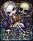 Art: Temperance - Morbidly Adorable Tarot - Siamese Twin Skeleton Art by Artist Misty Monster