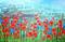 Art: Red Poppies (s) by Artist Luba Lubin