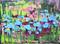 Art: Blue Flowers (s) by Artist Luba Lubin