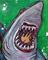 Art: Shark Kill Zone by Artist Laura Barbosa
