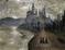 Art: Harry Potter Hogwarts First Year Original Painting Fantasy art Hagrid Pumpk by Artist J A Blackwell