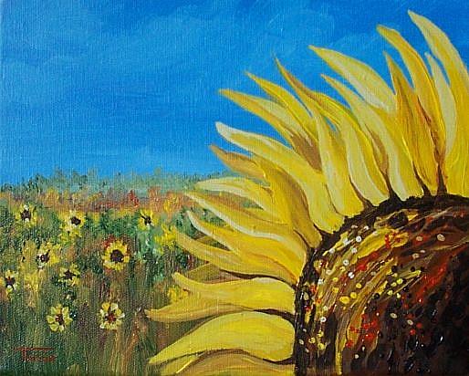 Art: Sunflower by Artist Torrie Smiley