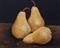 Art: Three Bosc Pears by Artist Torrie Smiley