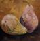 Art: Pink and Yellow Pears by Artist Torrie Smiley