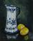 Art: Flow Blue and Lemons by Artist Torrie Smiley