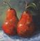 Art: Two Red Pears II by Artist Torrie Smiley