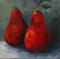 Art: Two Red Pears IV by Artist Torrie Smiley
