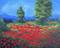 Art: Field of Poppies III by Artist Torrie Smiley