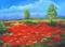 Art: Field of Poppies VI by Artist Torrie Smiley