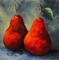Art: Two Red Pears VI by Artist Torrie Smiley