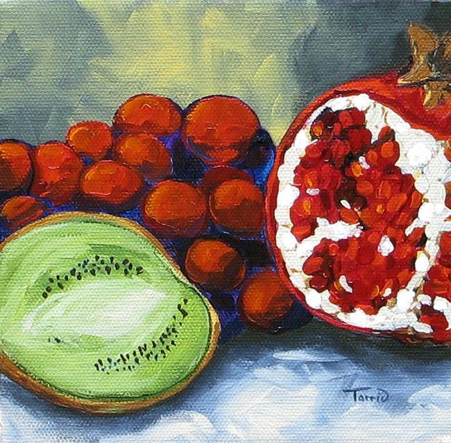 Art: Pomegranate and Kiwi by Artist Torrie Smiley