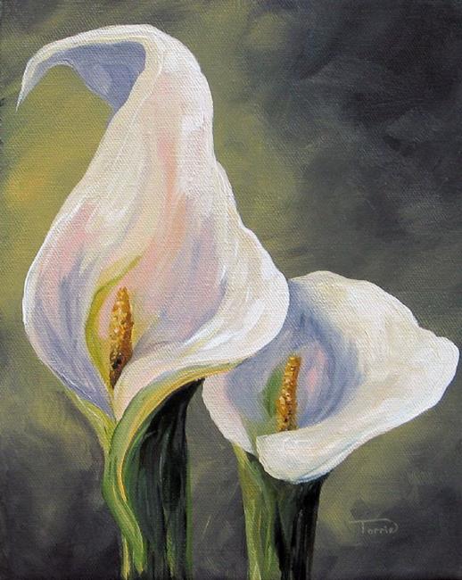 Art: Claudia's Calla Lilies  by Artist Torrie Smiley