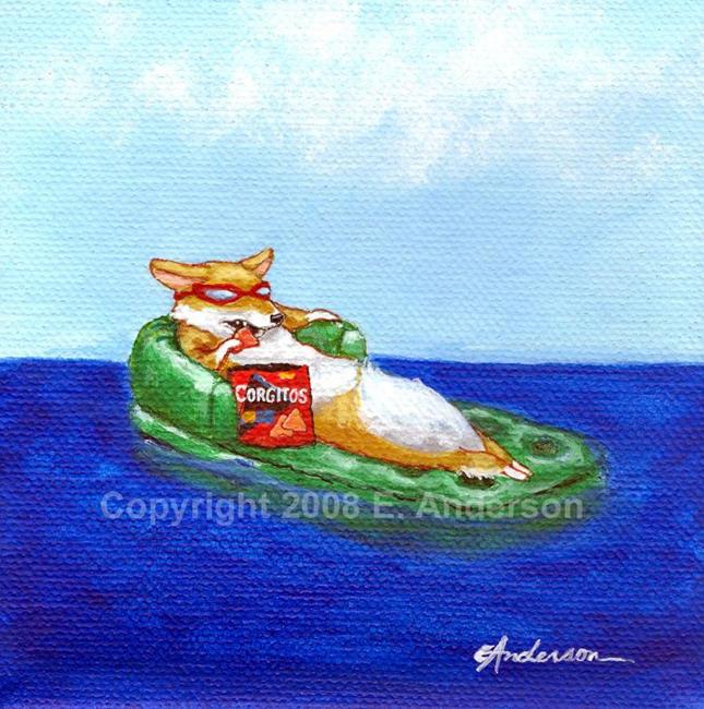 Art: Eating Corgitos by Artist paintedbyevie