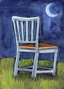 Detail Image for art Chair Watching the Moon Rise