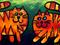 Art: Fat Cat and Friend by Artist Amanda Hone