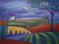 Art: Purple Sky Fauve by Artist Virginia Kilpatrick