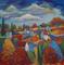 Art: Fall Morning Landscape by Artist Virginia Kilpatrick