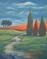 Art: Tranquil Landscape by Artist Virginia Kilpatrick