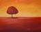 Art: One Red Tree by Artist Virginia Kilpatrick
