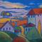 Art: Sunrise Houses by Artist Virginia Kilpatrick