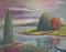 Art: Overcast Trees by Artist Virginia Kilpatrick