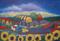 Art: House On Sunflower Lane by Artist Virginia Kilpatrick