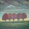 Art: Crimson Trees by Artist Virginia Kilpatrick