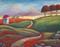 Art: Red Tree Hill by Artist Virginia Kilpatrick