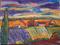 Art: Fauve Farm Scene by Artist Virginia Kilpatrick
