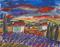 Art: Lavender Farm by Artist Virginia Kilpatrick