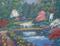 Art: Waterfall Bridge by Artist Virginia Kilpatrick