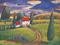 Art: Little White Farmhouse by Artist Virginia Kilpatrick