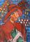 Art: Lady In Red Suit by Artist Virginia Kilpatrick