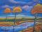 Art: Golden Tree Fauve by Artist Virginia Kilpatrick