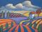 Art: Sunny Sky Fauve  by Artist Virginia Kilpatrick