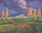 Art: Yellow Tree Trail by Artist Virginia Kilpatrick