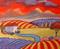 Art: Lavender Crop Fauve by Artist Virginia Kilpatrick